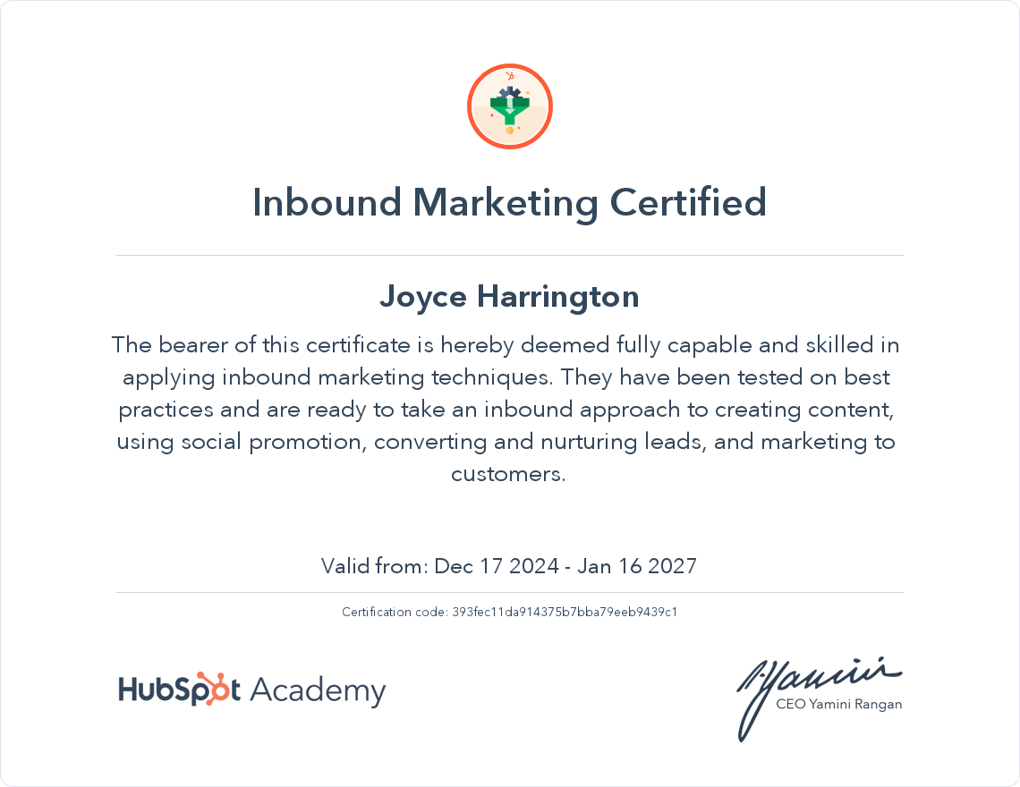 Hubspot Inbound Marketing